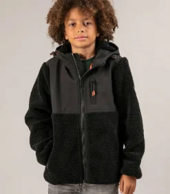 Kinderen Deeluxe CENTERO - Jas met capuchon en bimateriaal met rits voor jongens