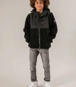 Kinderen Deeluxe CENTERO - Jas met capuchon en bimateriaal met rits voor jongens