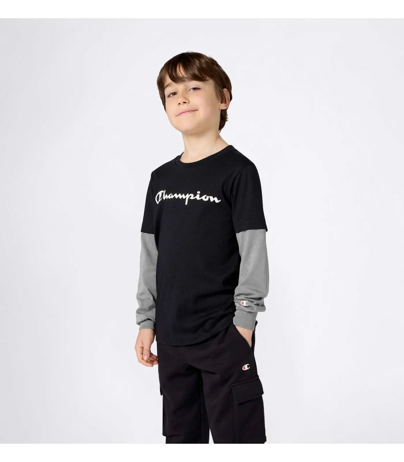 Kinderen Champion T-Shirt Met Lange Mouwen