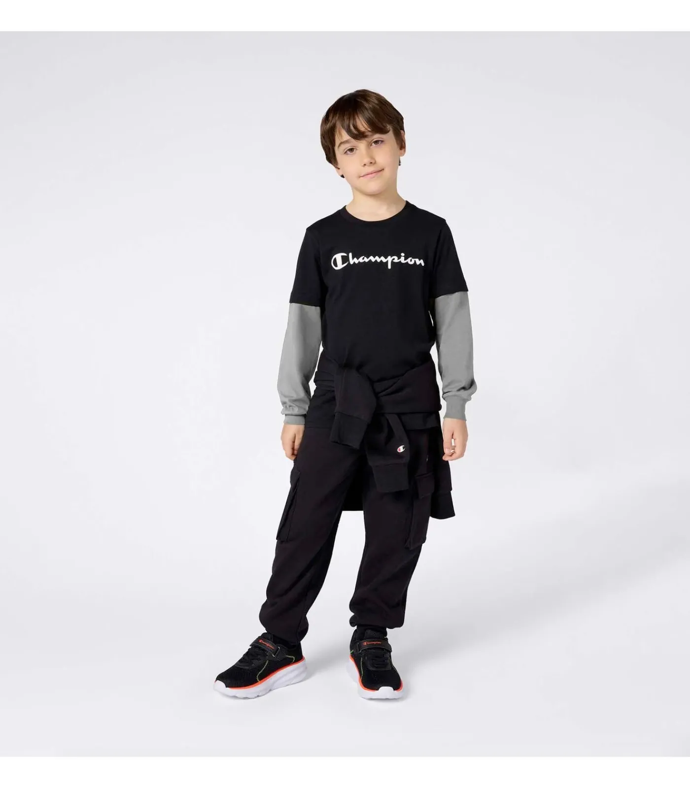 Kinderen Champion T-Shirt Met Lange Mouwen