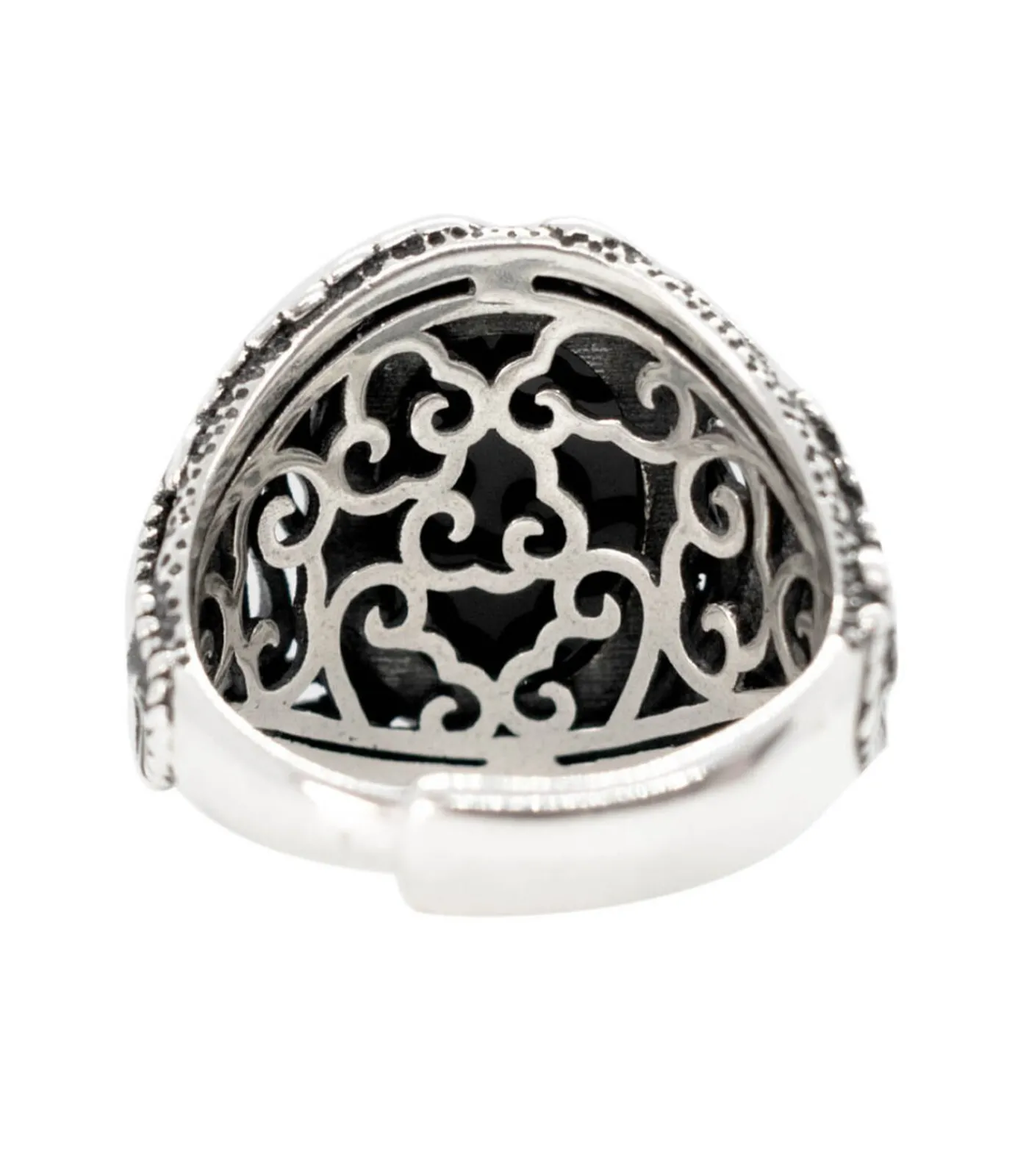 Heren MES BIJOUX Charles Herenring Zilver