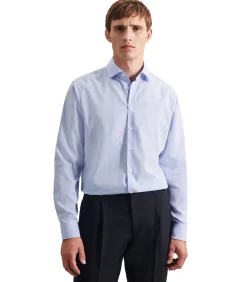 Outlet CHECKED - Shirt - Blauw Heren Hemden