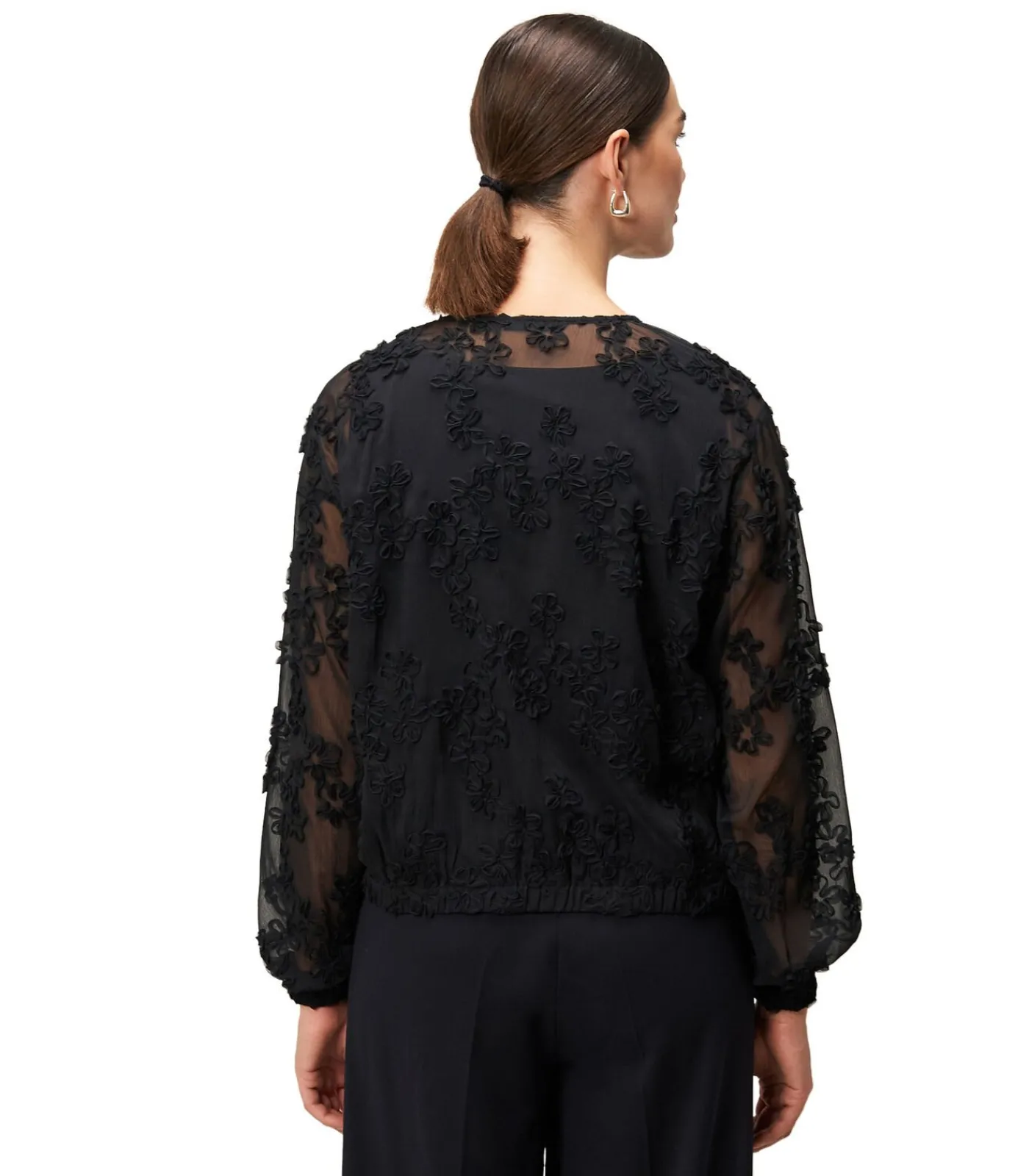 DAMES Zero Chiffonbluse