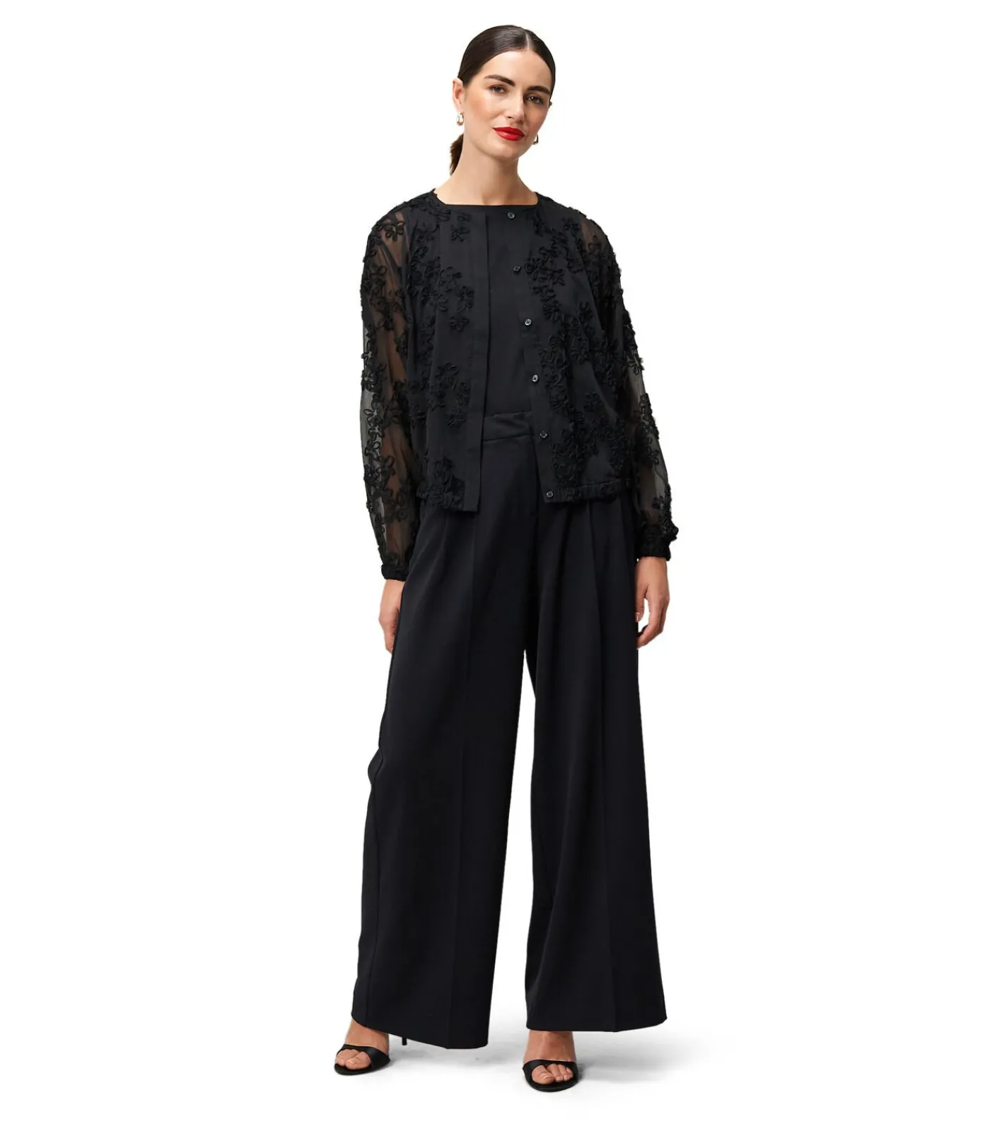 DAMES Zero Chiffonbluse