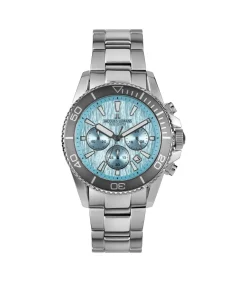 DAMES Jacques Lemans Chronograaf Liverpool Diver Light blue