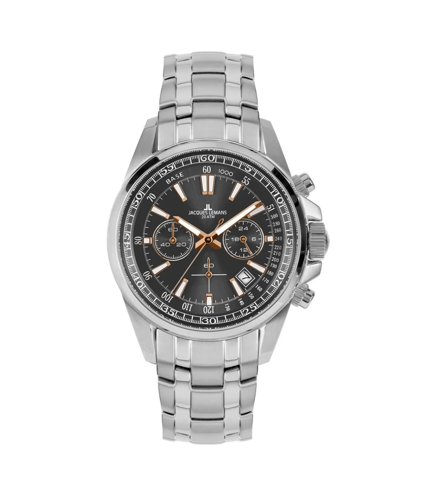 Best Chronograaf Liverpool Steel Black - Rose-gold DAMES Horloges