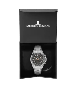 Best Chronograaf Liverpool Steel Black - Rose-gold DAMES Horloges