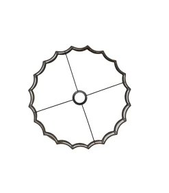 Light & Living Cilinder lampenkap Disli - Donkerbruin - Ø40cm