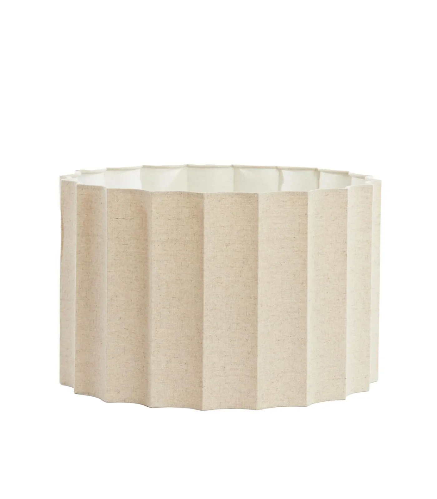 Light & Living Cilinder lampenkap Disli - Crème - Ø40cm