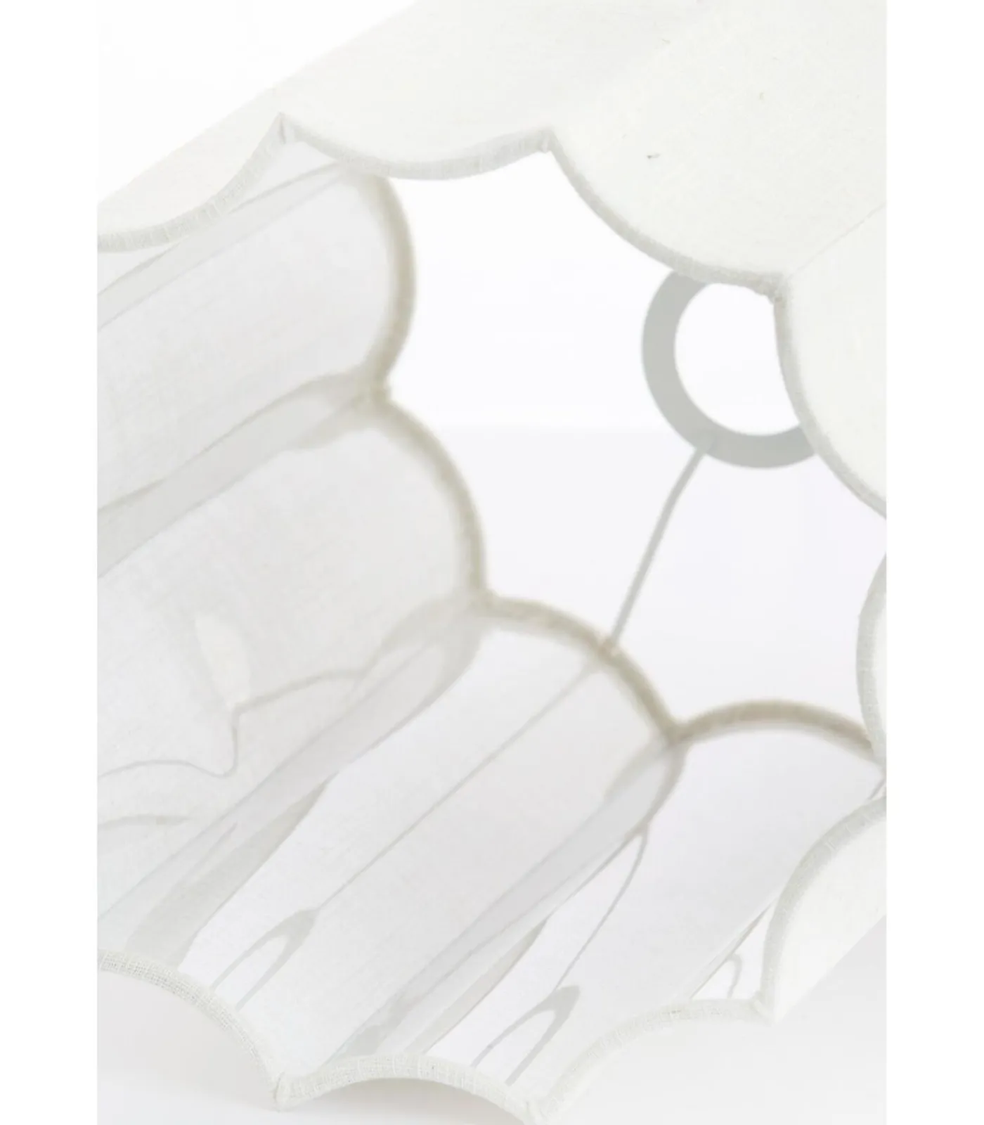 Best Cilinder lampenkap Disli - Wit - Ø24cm Lampenkappen