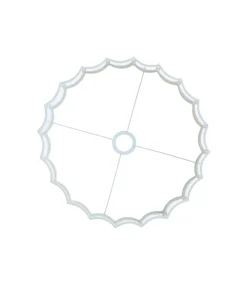 Best Cilinder lampenkap Disli - Wit - Ø40cm Lampenkappen