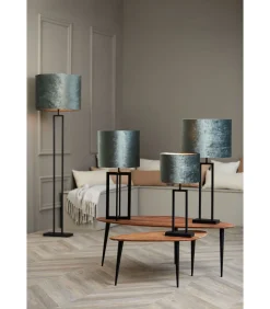 Cilinder Lampenkap Gemstone - Antraciet - Ø30x21cm Lampenkappen