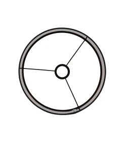 Light & Living Cilinder Lampenkap Livigno - Zwart - Ø35x25cm