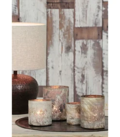 Discount Cilinder Lampenkap Livigno - Naturel - Ø30x21cm Lampenkappen