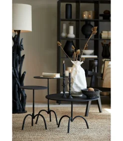 Discount Cilinder lampenkap Livigno - Bruin - Ø50x38cm Lampenkappen