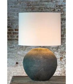 Discount Cilinder lampenkap Polycotton - Wit - Ø50x38cm Lampenkappen