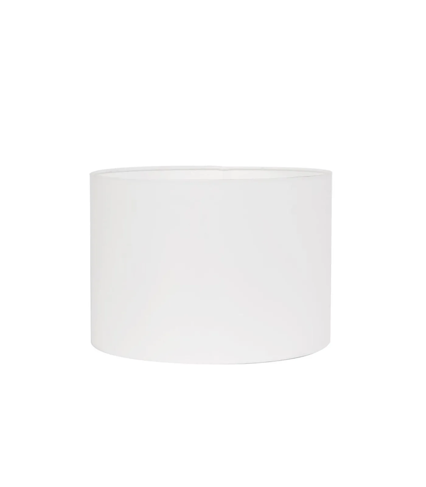 Clearance Cilinder Lampenkap Polycotton - Wit - Ø30x21cm Lampenkappen