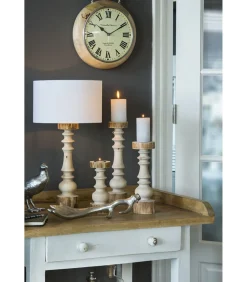 Clearance Cilinder Lampenkap Polycotton - Wit - Ø30x21cm Lampenkappen