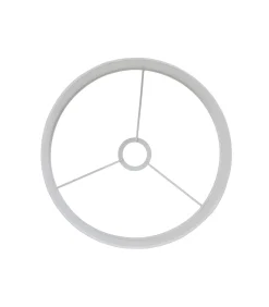 Clearance Cilinder Lampenkap Polycotton - Wit - Ø30x21cm Lampenkappen