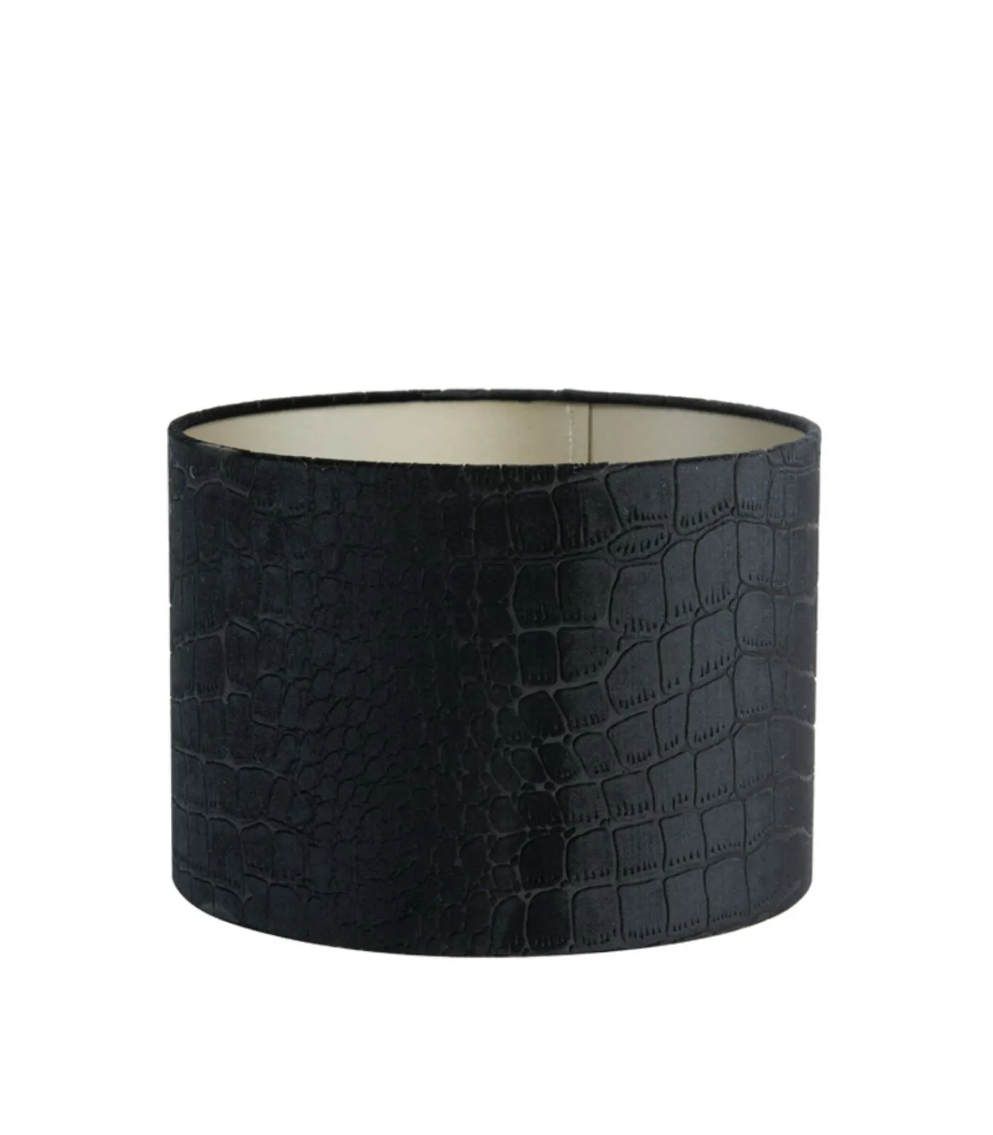 Outlet Cilinder Lampenkap Praya - Zwart - Ø30x21cm Lampenkappen