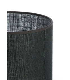 Light & Living Cilinder lampenkap Sendai - Zwart - Ø30x21cm