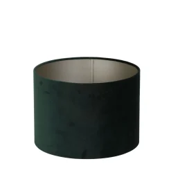 Light & Living Cilinder Lampenkap Velours - Dutch Green - Ø40x30cm