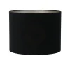Hot Cilinder Lampenkap Velours - Zwart - Ø40x30cm Lampenkappen