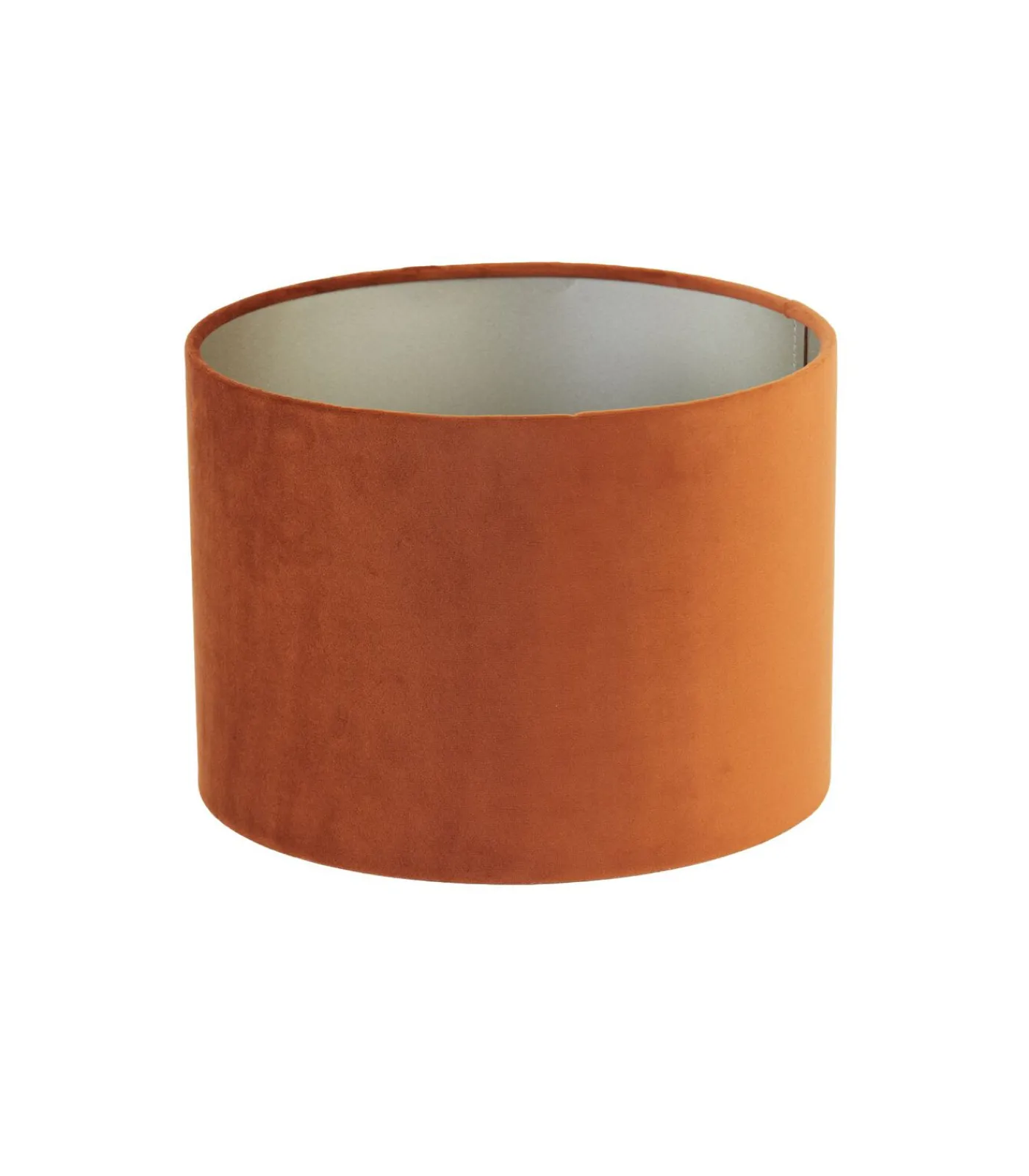 Best Cilinder Lampenkap Velours - Terra - Ø40x30cm Lampenkappen