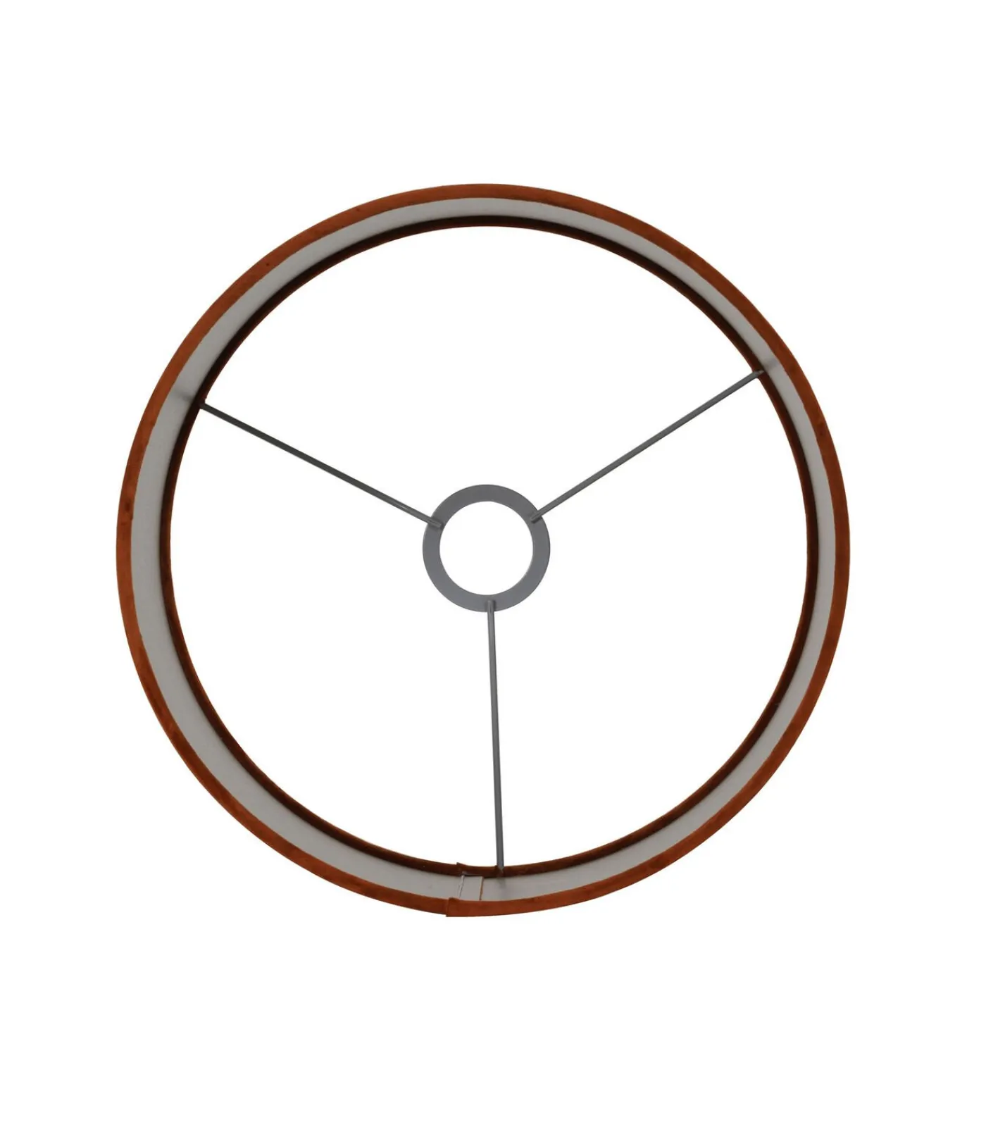 Outlet Cilinder Lampenkap Velours - Terra - Ø35x21cm Lampenkappen