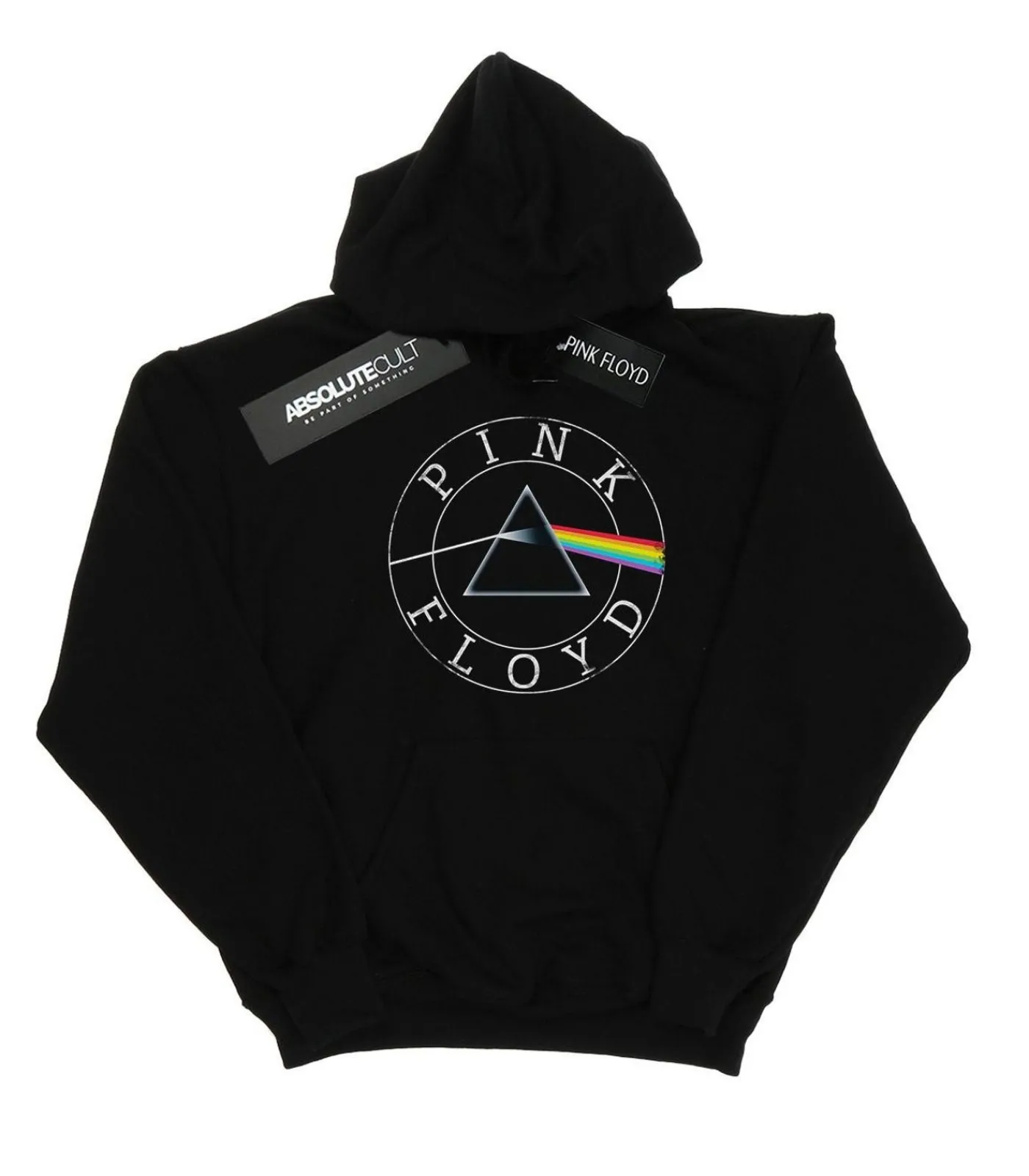 Kinderen Pink Floyd CIRCLE LOGO - Trui met kap - Zwart
