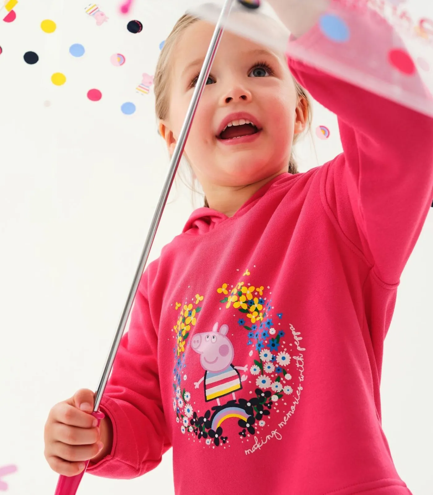Sale CLASSIC - Trui met kap - Roze Kinderen Truien & Cardigans