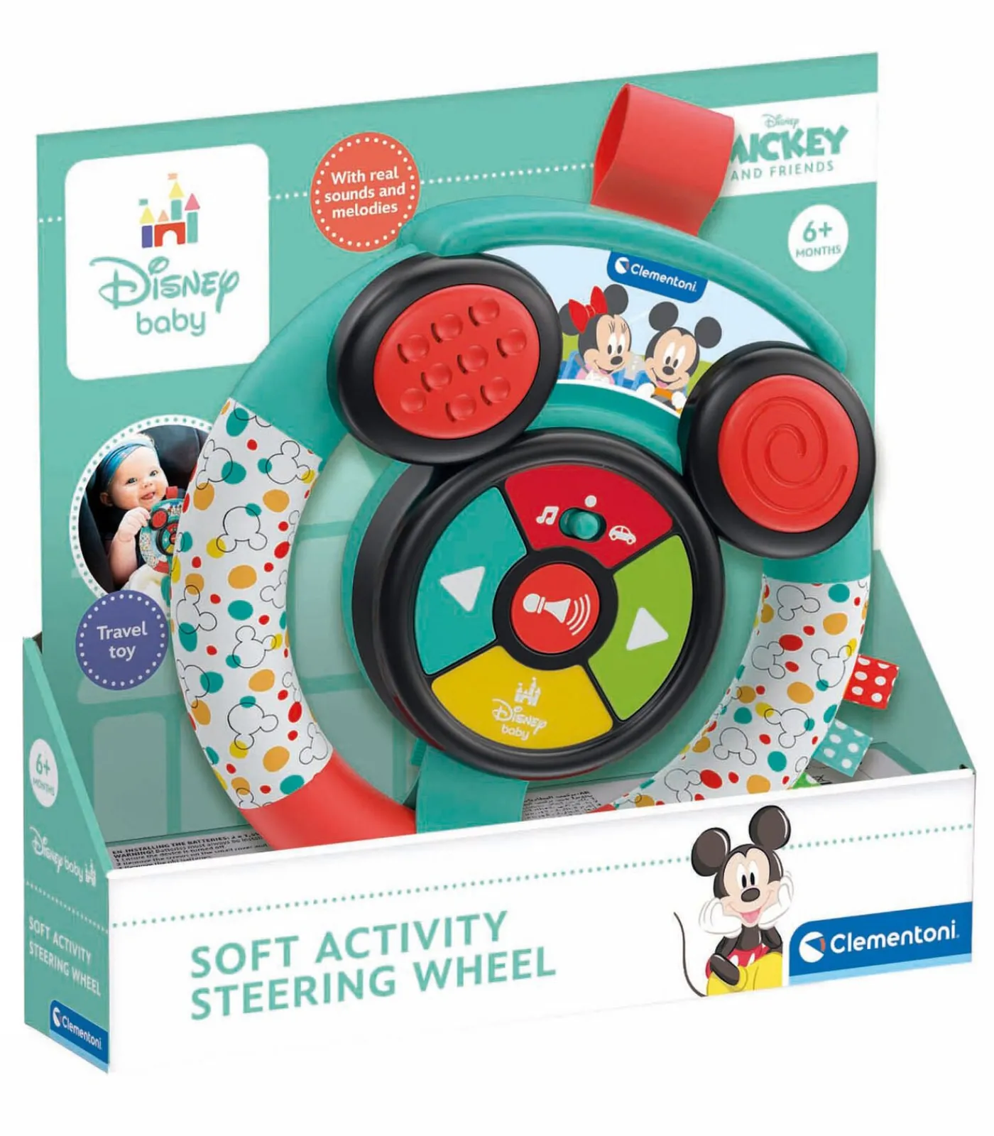 Clearance Disney Baby zacht activiteiten stuur - Mickey Mouse - speelgoed Kinderen Speelgoed