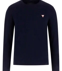 Heren GUESS Cn Ls Core Tee