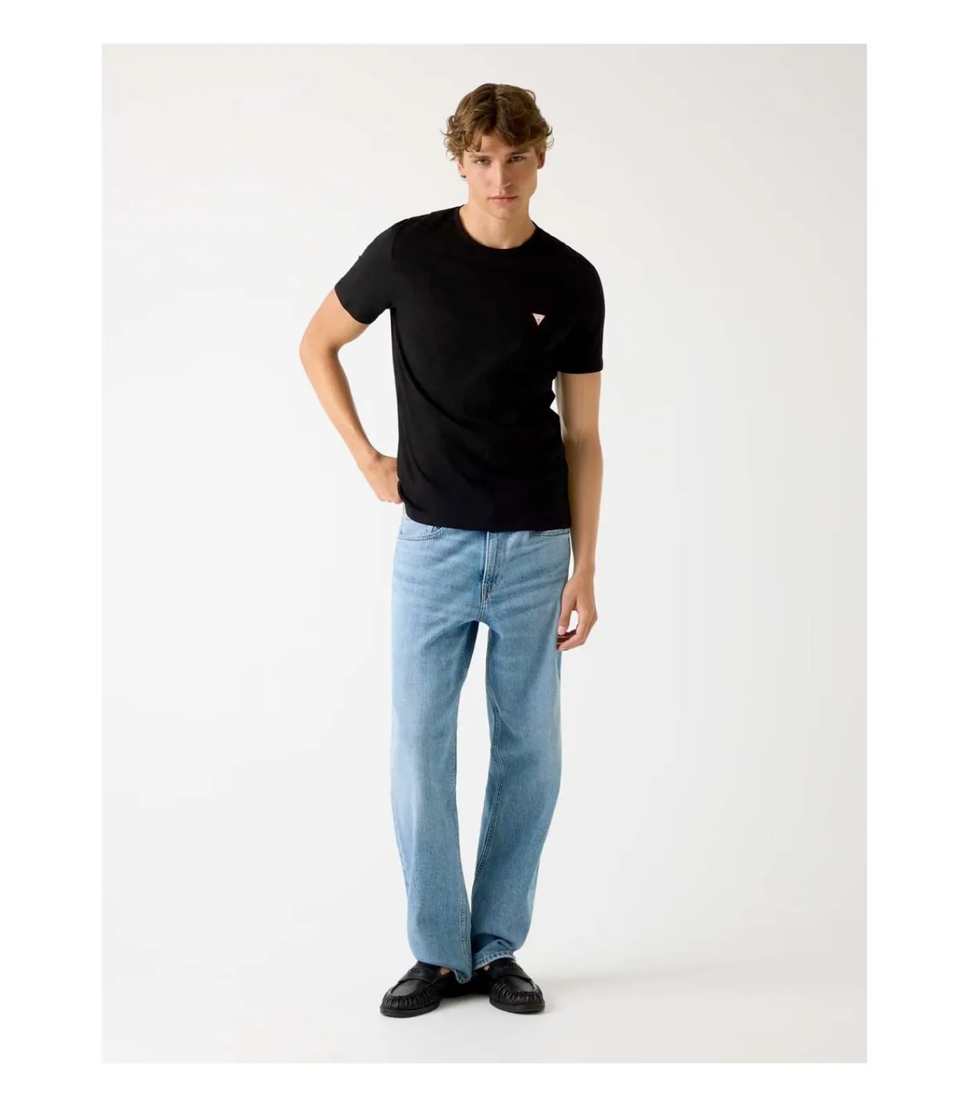 Heren GUESS Cn Ss Core Tee