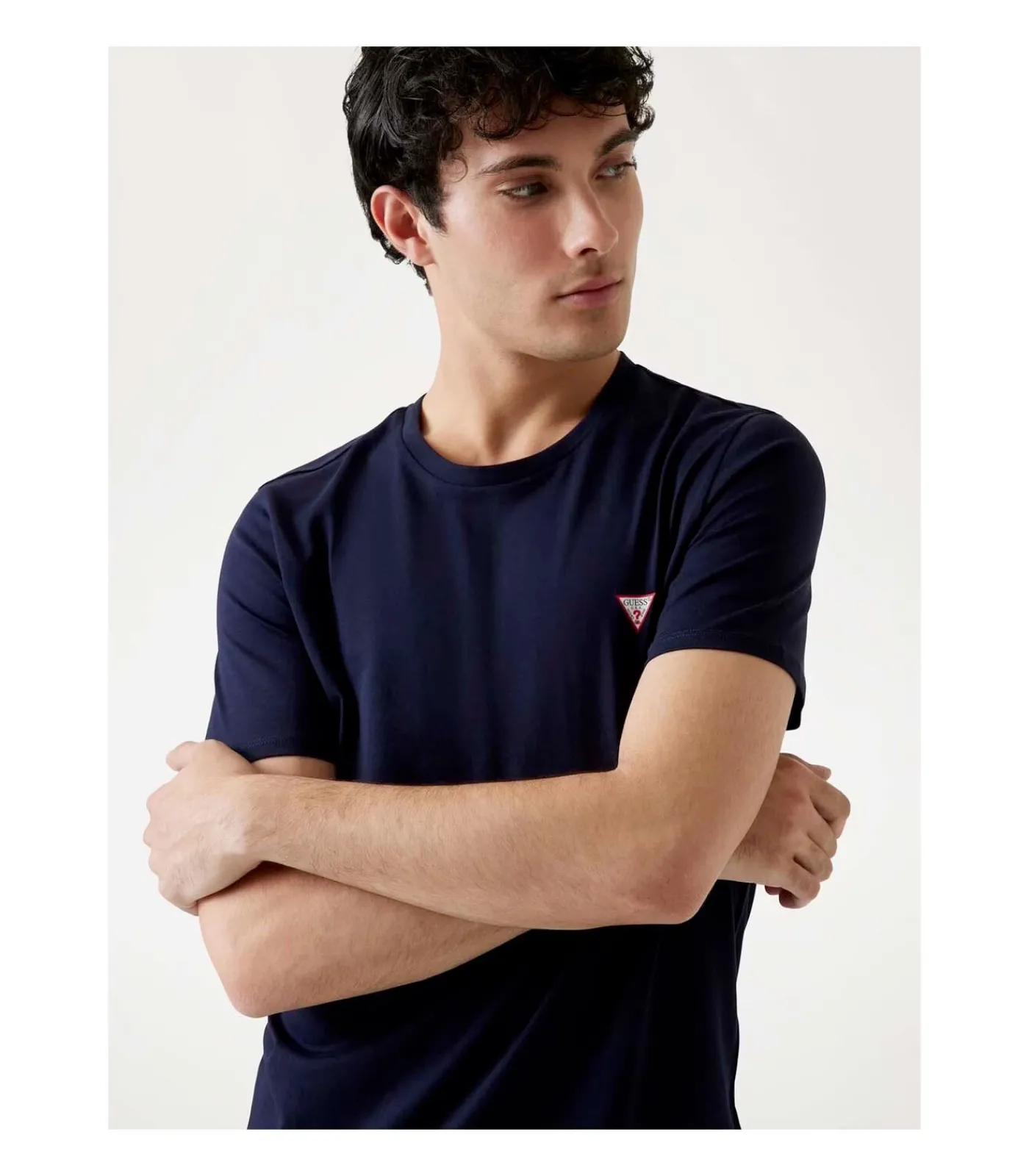 Heren GUESS Cn Ss Core Tee