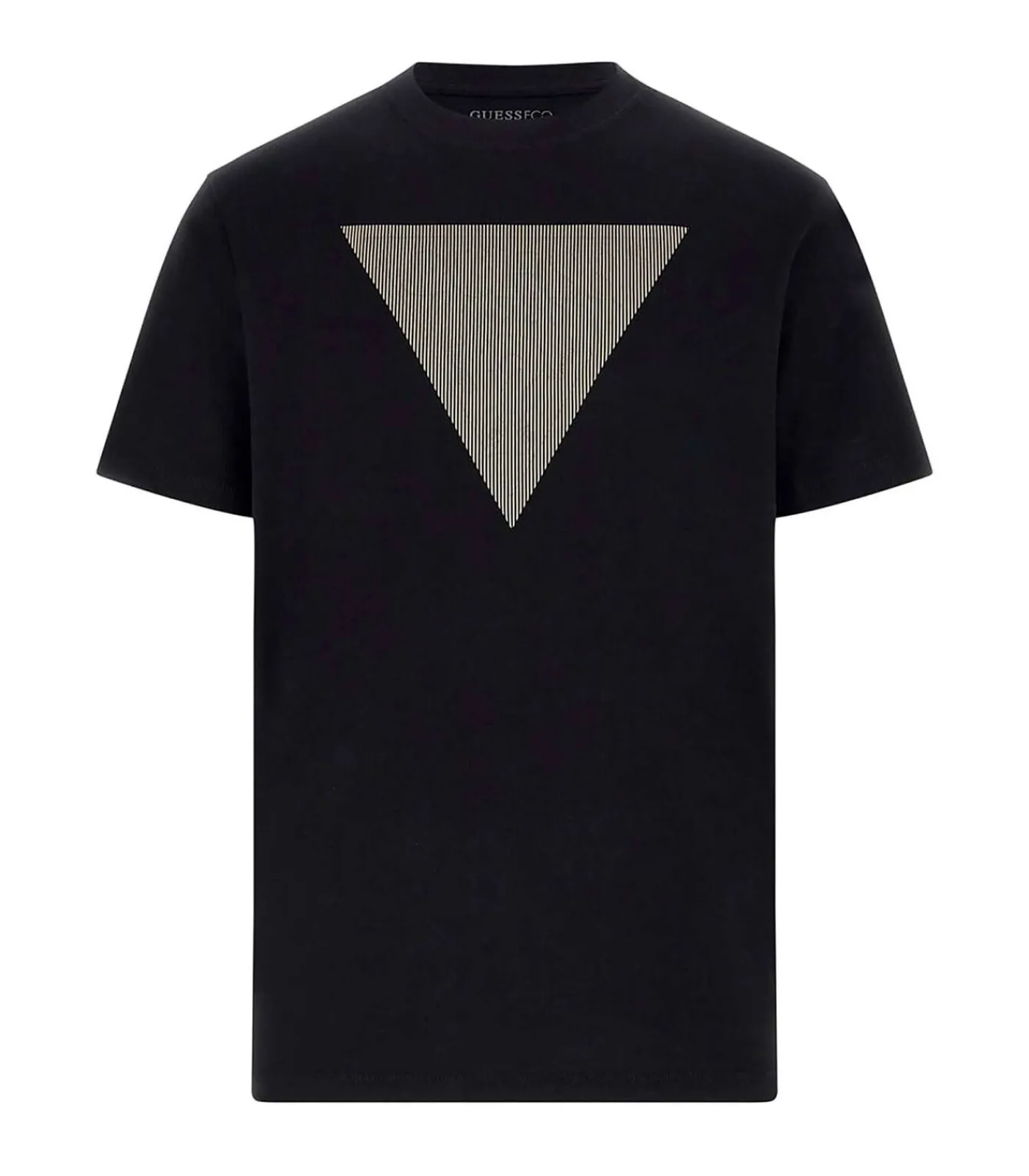 Heren GUESS Cn Ss Triangle Logo Tee