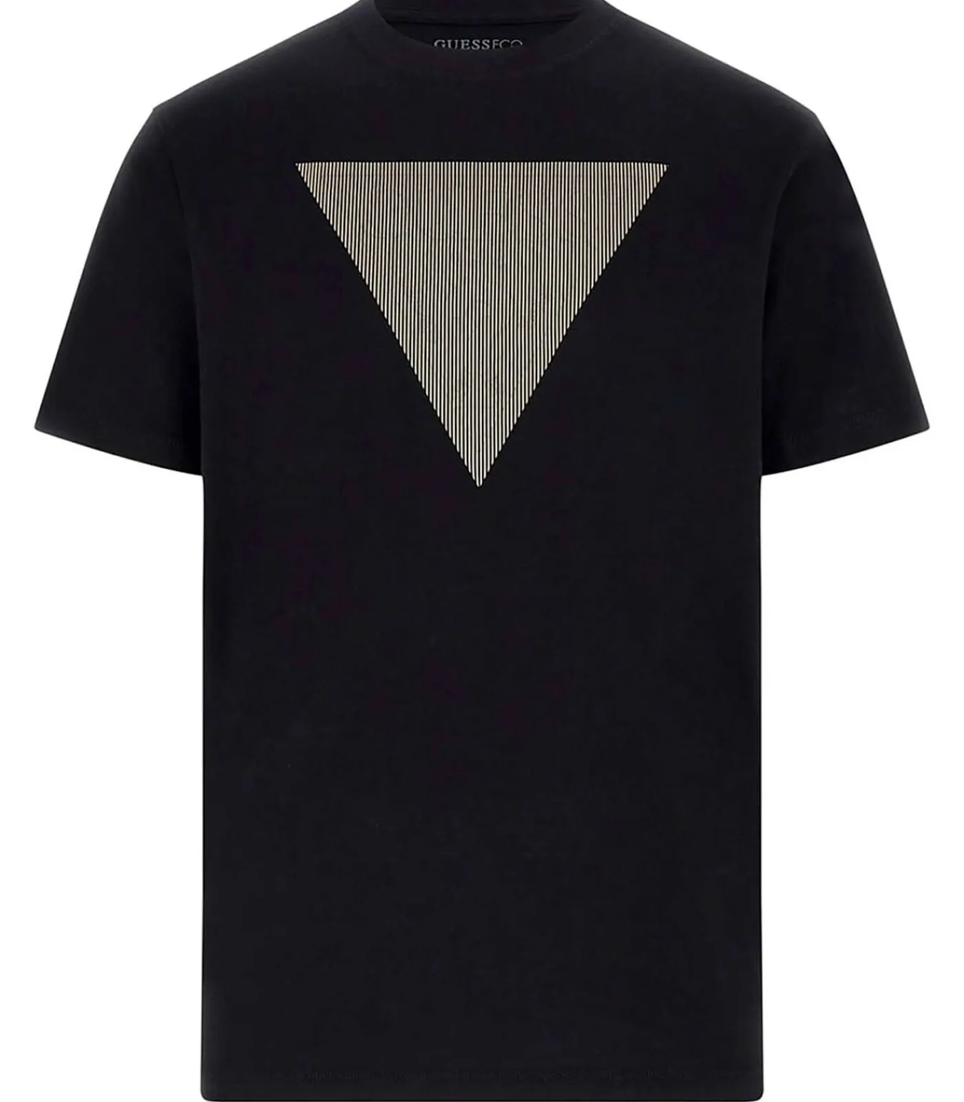 Heren GUESS Cn Ss Triangle Logo Tee