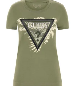 DAMES GUESS Cn Ss Triangle Palm Print
