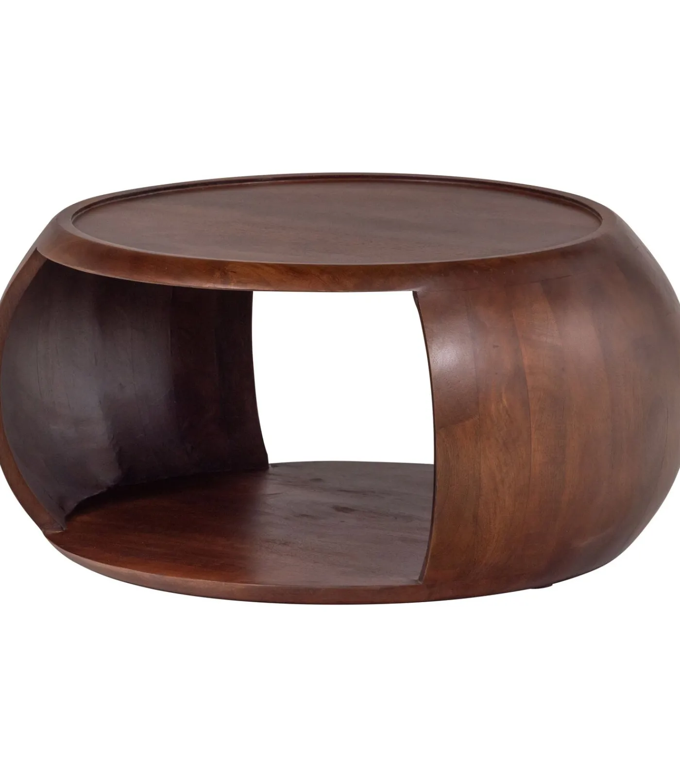 Outlet Cole Salontafel - Mango Hout - Bruin - 36x72x72 Tafels