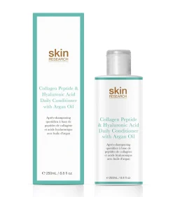 Skin Research Collageen Peptide & Hyaluronzuur Dagelijkse Conditioner met Arganolie 250ml