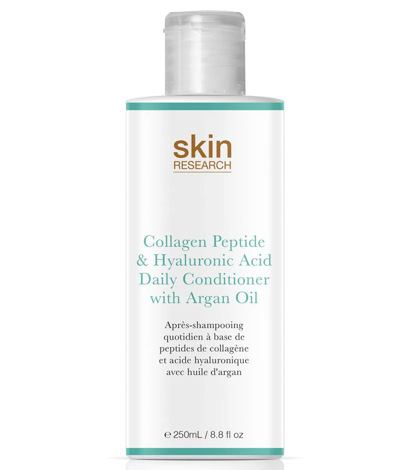 Skin Research Collageen Peptide & Hyaluronzuur Dagelijkse Conditioner met Arganolie 250ml