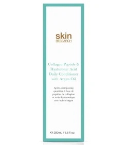 Skin Research Collageen Peptide & Hyaluronzuur Dagelijkse Conditioner met Arganolie 250ml