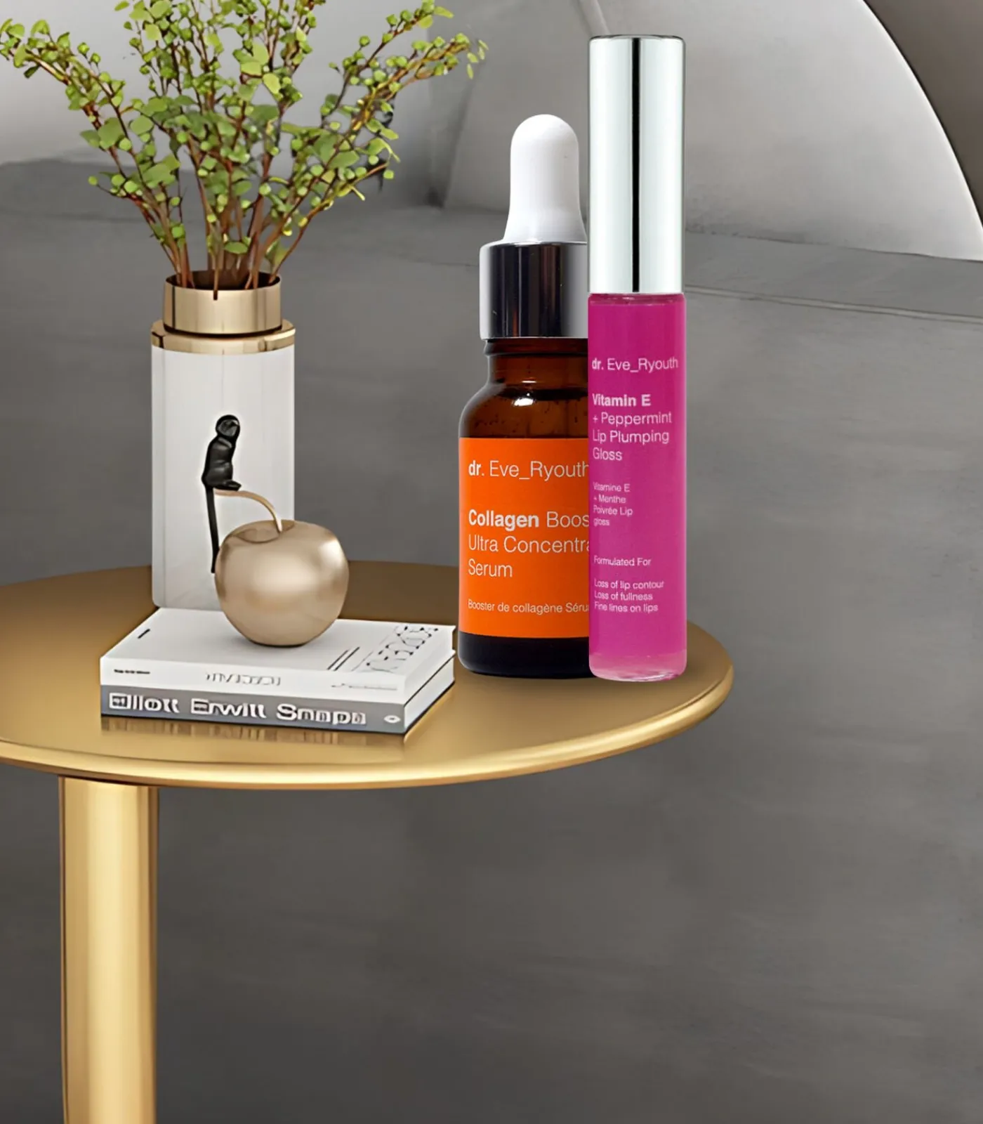 Dr. Ever Youth Collageen Serum 15ml + Vitamine E Lip Plumps 8ml