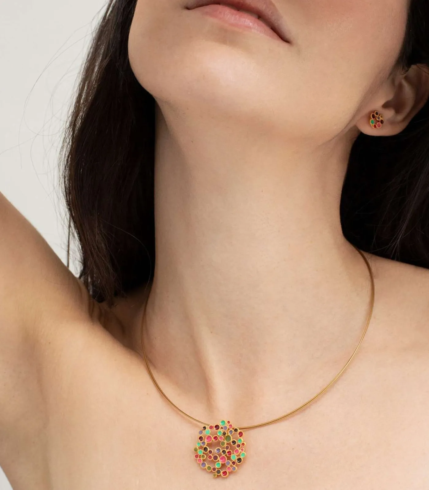 DAMES Joidart Collier doré Candy Colours