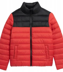 Clearance COLOUR BLOCK - Jasje - Rood Kinderen Jassen