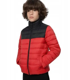Clearance COLOUR BLOCK - Jasje - Rood Kinderen Jassen
