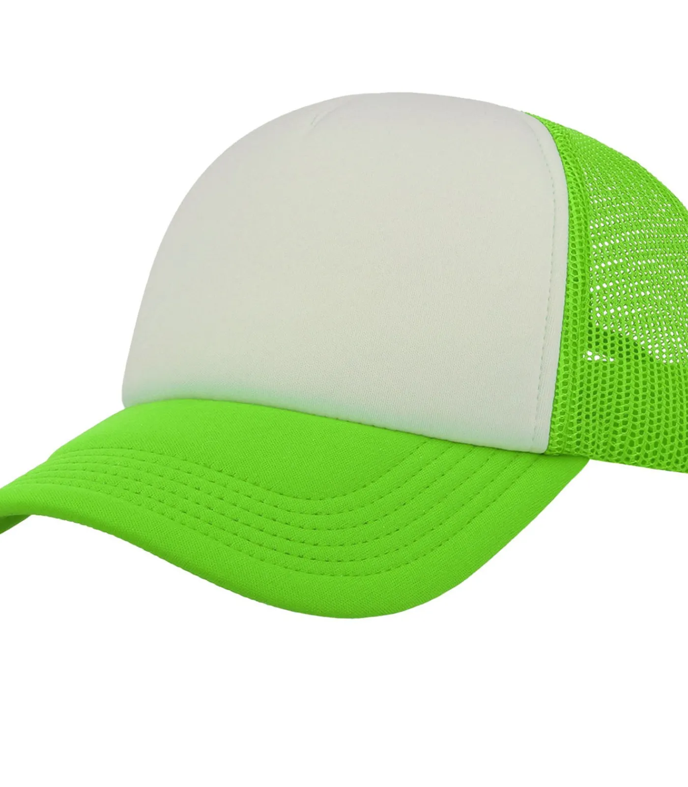 New COLOUR BLOCK - Kap - Wit DAMES Hoeden & Petten