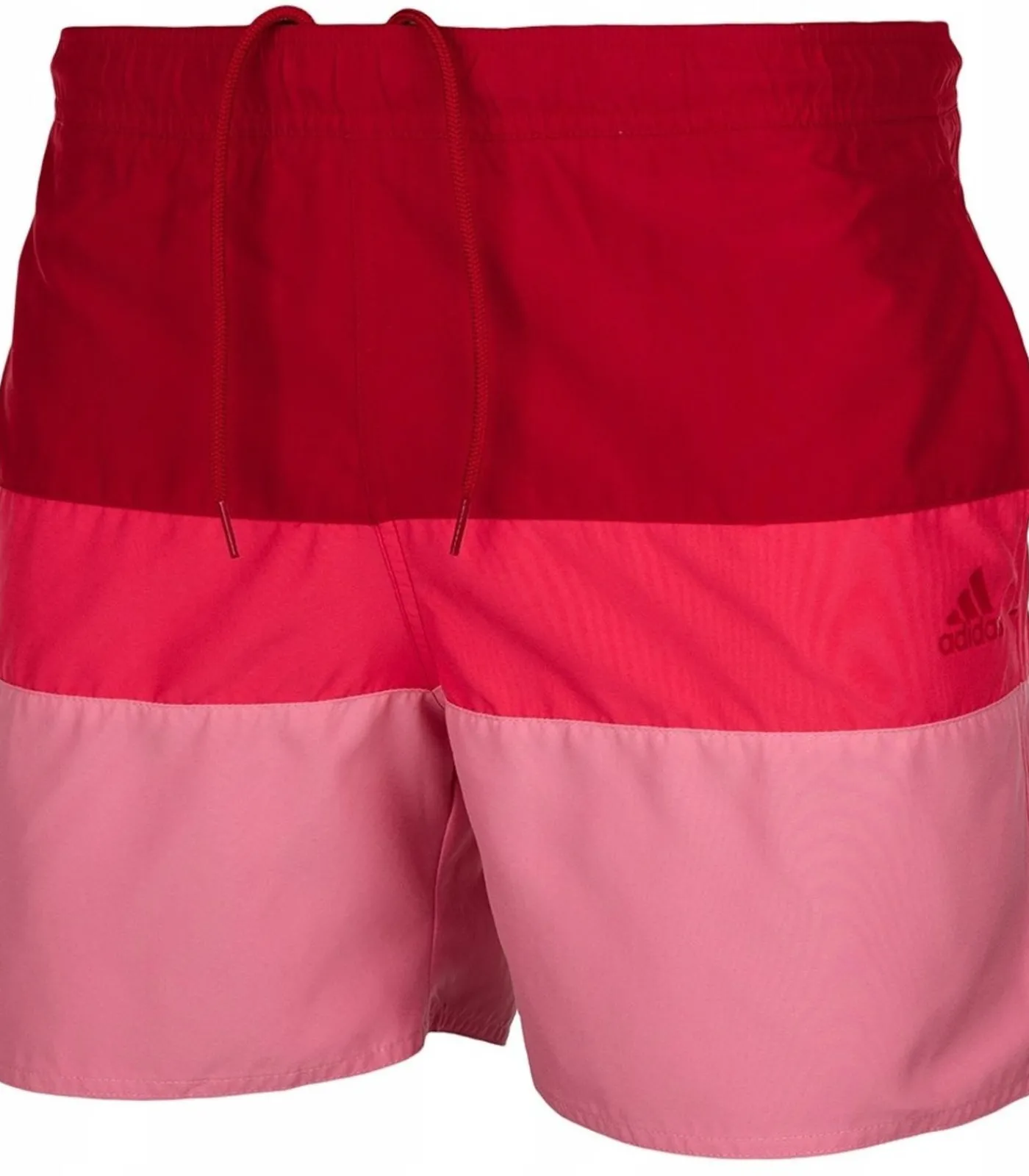 Heren Adidas COLOUR BLOCK - Korte Broek - Rood