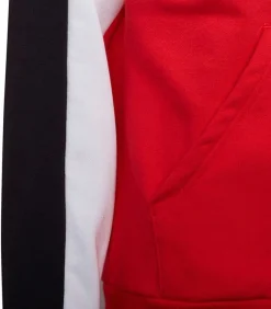 Kinderen Adidas COLOUR BLOCK - Trui met kap - Rood