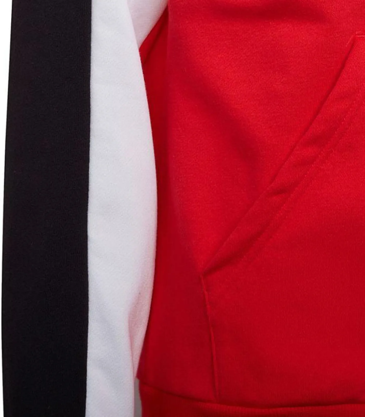 Kinderen Adidas COLOUR BLOCK - Trui met kap - Rood